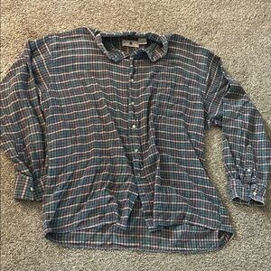 Casual Plaid Button-Up Shirt